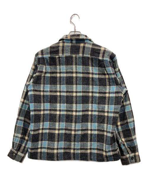 McGREGOR（マックレガー）McGREGOR (マックレガー) オープンカラー ネルシャツ スカイブルー サイズ:Lの古着・服飾アイテム
