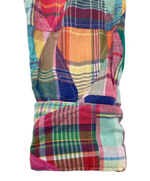 POLO RALPH LAUREN（ポロ・ラルフローレン）POLO RALPH LAUREN (ポロ・ラルフローレン) クレイジーパッチワークシャツ マルチカラー サイズ:Lの古着・服飾アイテム