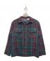 PENDLETON（ペンドルトン）の古着「オープンカラーボードシャツ」｜グリーン×レッド