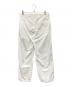 UNUSED (アンユーズド) Nylon wide pants ホワイト サイズ:3：12000円