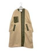 F/CE.エフシーイー）の古着「ボアスーパーロングコート」｜ベージュ