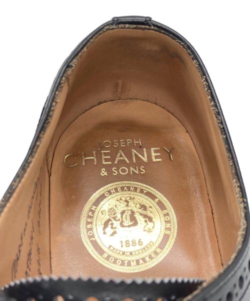 JOSEPH CHEANEY（ジョセフチーニー）Joseph Cheaney (ジョセフチーニー) ウィングチップシューズ ブラック サイズ:7の古着・服飾アイテム