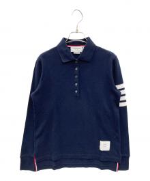 Thom Browne（トムブラウン）の古着「4BAR LONG SLEEVE POLO」｜ネイビー
