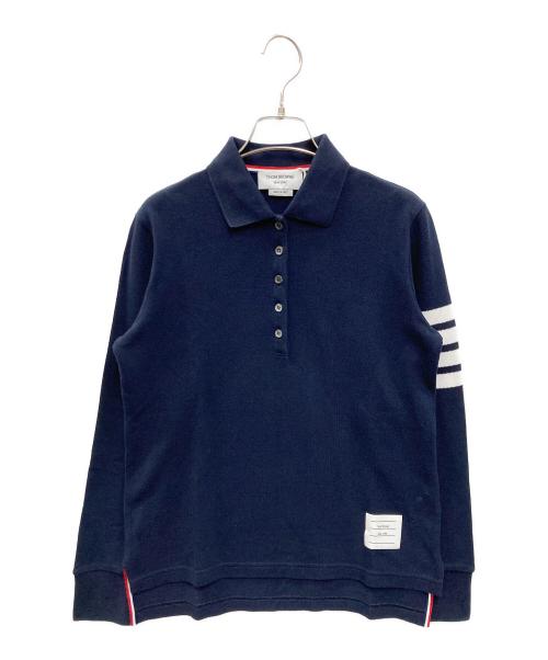 Thom Browne（トムブラウン）Thom Browne (トムブラウン) 4BAR LONG SLEEVE POLO ネイビー サイズ:38の古着・服飾アイテム