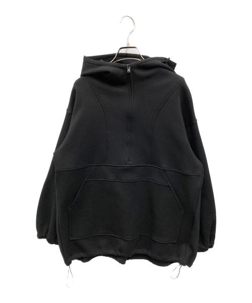 rosy monster（ロージーモンスター）rosy monster (ロージーモンスター) embroidery half zip parker ブラック サイズ:Sの古着・服飾アイテム