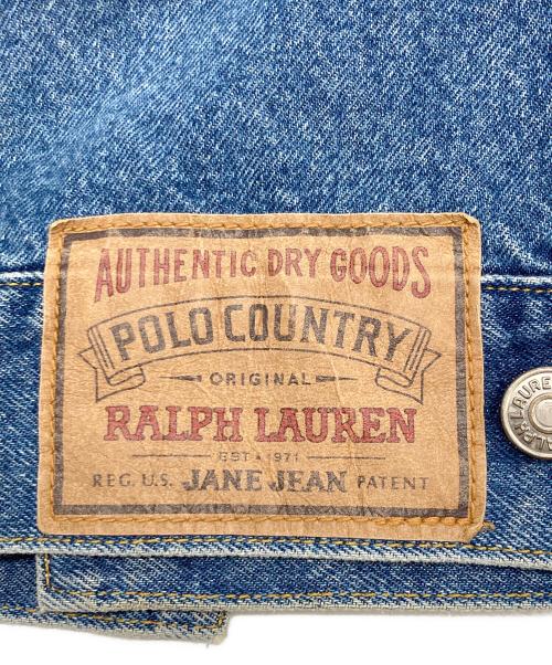 RALPH LAUREN（ラルフローレン）RALPH LAUREN (ラルフローレン) POLO COUNTRYデニムジャケット インディゴ サイズ:7の古着・服飾アイテム
