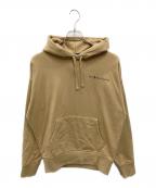 POLO RALPH LAURENポロ・ラルフローレン）の古着「HEAVYWEIGHT POLO LOGO HOODIE」｜ベージュ
