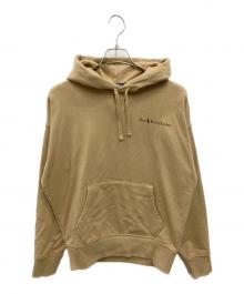 POLO RALPH LAUREN（ポロ・ラルフローレン）の古着「HEAVYWEIGHT POLO LOGO HOODIE」｜ベージュ