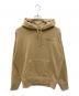 POLO RALPH LAUREN（ポロ・ラルフローレン）の古着「HEAVYWEIGHT POLO LOGO HOODIE」｜ベージュ
