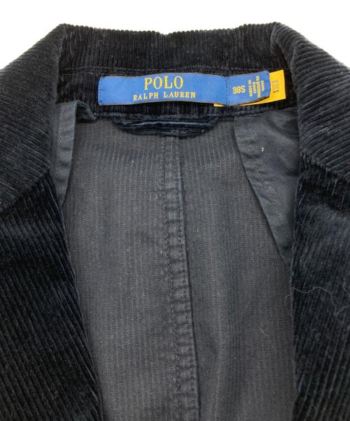 POLO RALPH LAUREN（ポロ・ラルフローレン）POLO RALPH LAUREN (ポロ・ラルフローレン) コーデュロイテーラードジャケット ネイビー サイズ:Sの古着・服飾アイテム