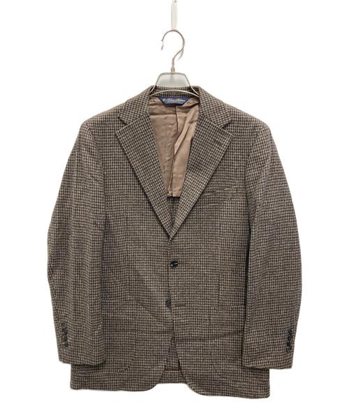 BROOKS BROTHERS（ブルックスブラザーズ）BROOKS BROTHERS (ブルックスブラザーズ) カシミヤ混テーラードジャケット ブラウン サイズ:SIZE 38の古着・服飾アイテム