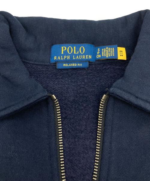 POLO RALPH LAUREN（ポロ・ラルフローレン）POLO RALPH LAUREN (ポロ・ラルフローレン) リラックスドフィットロゴカラードスウェット ネイビー サイズ:Sの古着・服飾アイテム
