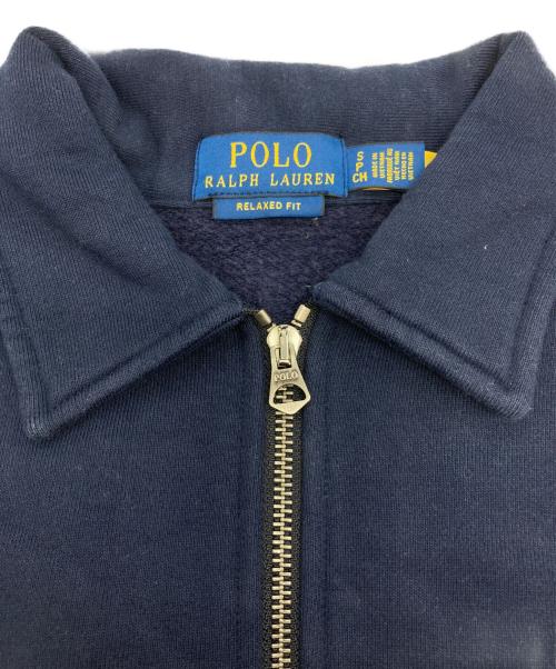 POLO RALPH LAUREN（ポロ・ラルフローレン）POLO RALPH LAUREN (ポロ・ラルフローレン) リラックスドフィットロゴカラードスウェット ネイビー サイズ:Sの古着・服飾アイテム
