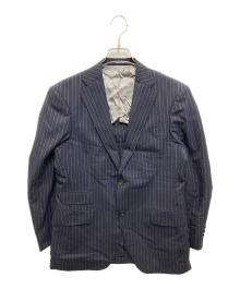 Aquascutum（アクアスキュータム）の古着「Banker Stripe Suit」｜ネイビー