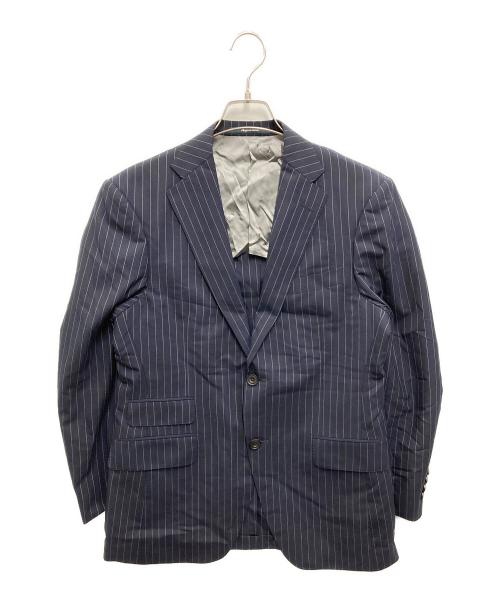 Aquascutum（アクアスキュータム）Aquascutum (アクアスキュータム) Banker Stripe Suit ネイビー サイズ:A5の古着・服飾アイテム