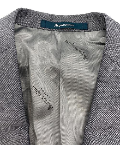 Aquascutum（アクアスキュータム）Aquascutum (アクアスキュータム) Kid Mohair Suit グレー サイズ:A5の古着・服飾アイテム