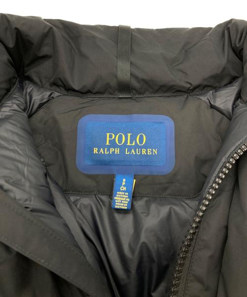 POLO RALPH LAUREN（ポロ・ラルフローレン）POLO RALPH LAUREN (ポロ・ラルフローレン) モックネック ダウン ジャケット ブラック サイズ:Sの古着・服飾アイテム