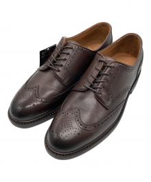 POLO RALPH LAUREN（ポロ・ラルフローレン）の古着「Asher Leather Wingtip」｜ブラウン