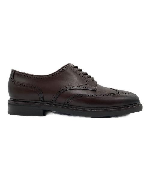 POLO RALPH LAUREN（ポロ・ラルフローレン）POLO RALPH LAUREN (ポロ・ラルフローレン) Asher Leather Wingtip ブラウン サイズ:26.5の古着・服飾アイテム