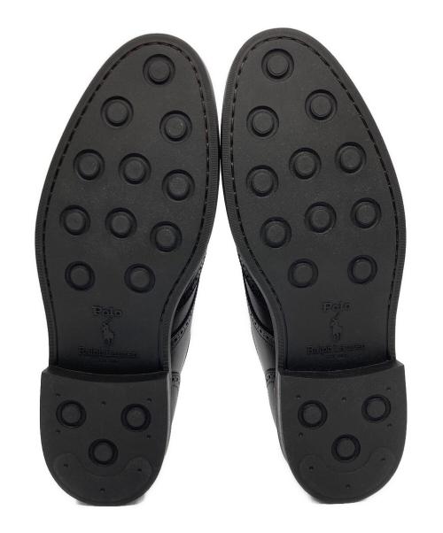 POLO RALPH LAUREN（ポロ・ラルフローレン）POLO RALPH LAUREN (ポロ・ラルフローレン) Asher Leather Wingtip ブラウン サイズ:26.5の古着・服飾アイテム