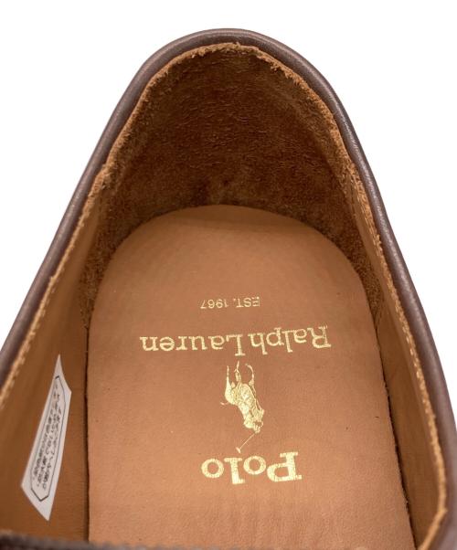 POLO RALPH LAUREN（ポロ・ラルフローレン）POLO RALPH LAUREN (ポロ・ラルフローレン) Asher Leather Wingtip ブラウン サイズ:26.5の古着・服飾アイテム