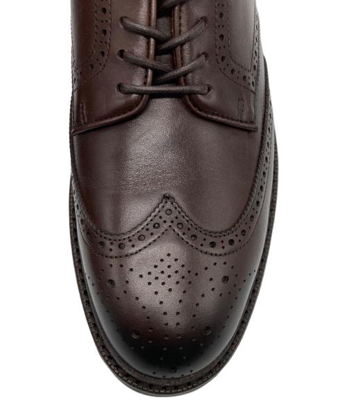 POLO RALPH LAUREN（ポロ・ラルフローレン）POLO RALPH LAUREN (ポロ・ラルフローレン) Asher Leather Wingtip ブラウン サイズ:26.5の古着・服飾アイテム