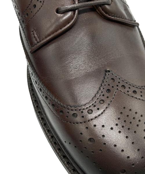 POLO RALPH LAUREN（ポロ・ラルフローレン）POLO RALPH LAUREN (ポロ・ラルフローレン) Asher Leather Wingtip ブラウン サイズ:26.5の古着・服飾アイテム