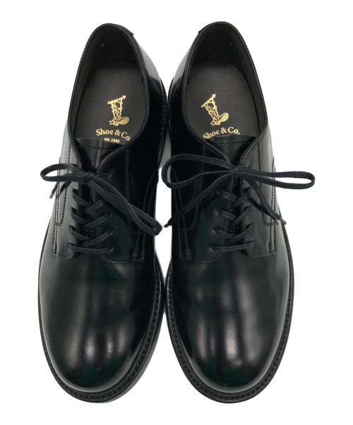 Shoe&Co.（リーガル シュー＆カンパニー）Shoe&Co. (リーガル シュー＆カンパニー) プレーントゥシューズ ブラック サイズ:26の古着・服飾アイテム