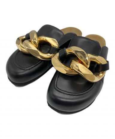 JWANDERSON ゴールドチェーン ヒールサンダル ミュール 定価10.2万 中古・古着通販】J.W.ANDERSON (ジェイダブリューアンダーソン