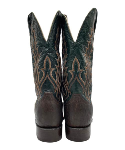 TONY LAMA（トニーラマ）TONY LAMA (トニーラマ) ウェスタンブーツ ブラウン×オリーブ サイズ:7の古着・服飾アイテム