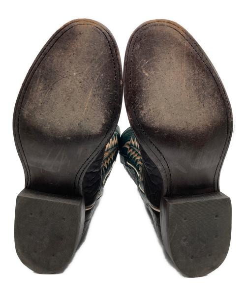 TONY LAMA（トニーラマ）TONY LAMA (トニーラマ) ウェスタンブーツ ブラウン×オリーブ サイズ:7の古着・服飾アイテム