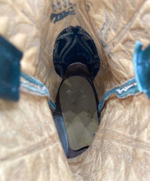 TONY LAMA（トニーラマ）TONY LAMA (トニーラマ) ウェスタンブーツ ブラウン×オリーブ サイズ:7の古着・服飾アイテム