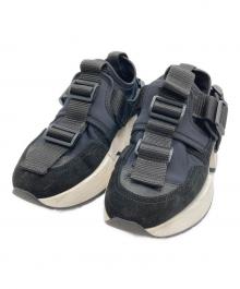 MM6 Maison Margiela（エムエムシックスメゾンマルジェラ）の古着「STRAP PLATFORM」｜ブラック