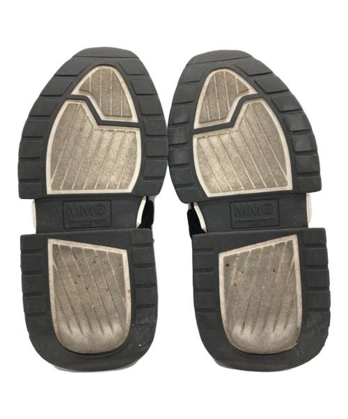 MM6 Maison Margiela（エムエムシックスメゾンマルジェラ）MM6 Maison Margiela (エムエムシックスメゾンマルジェラ) STRAP PLATFORM ブラック サイズ:37の古着・服飾アイテム