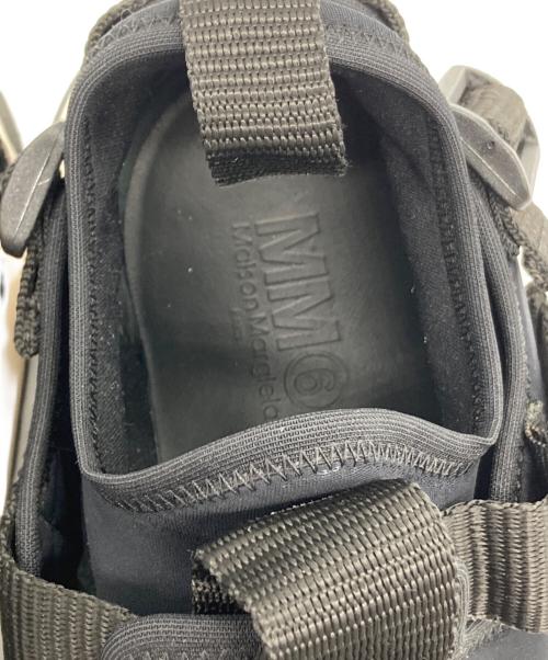 MM6 Maison Margiela（エムエムシックスメゾンマルジェラ）MM6 Maison Margiela (エムエムシックスメゾンマルジェラ) STRAP PLATFORM ブラック サイズ:37の古着・服飾アイテム