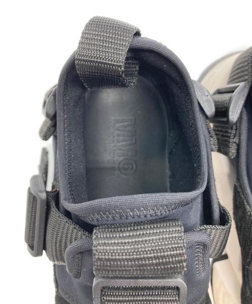 MM6 Maison Margiela（エムエムシックスメゾンマルジェラ）MM6 Maison Margiela (エムエムシックスメゾンマルジェラ) STRAP PLATFORM ブラック サイズ:37の古着・服飾アイテム
