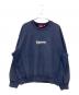 Supreme（シュプリーム）の古着「BOX LOGO CREWNECK」｜ネイビー