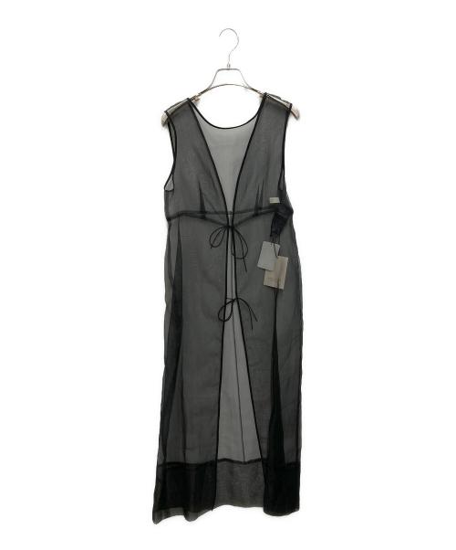 PUBLIC TOKYO（パブリックトウキョウ）PUBLIC TOKYO (パブリックトウキョウ) エアリーオーガンジーワンピース ブラック サイズ:FREE 未使用品の古着・服飾アイテム