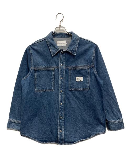 Calvin Klein Jeans（カルバンクラインジーンズ）Calvin Klein Jeans (カルバンクラインジーンズ) デニムシャツジャケット インディゴ サイズ:Mの古着・服飾アイテム