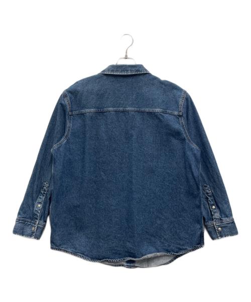 Calvin Klein Jeans（カルバンクラインジーンズ）Calvin Klein Jeans (カルバンクラインジーンズ) デニムシャツジャケット インディゴ サイズ:Mの古着・服飾アイテム