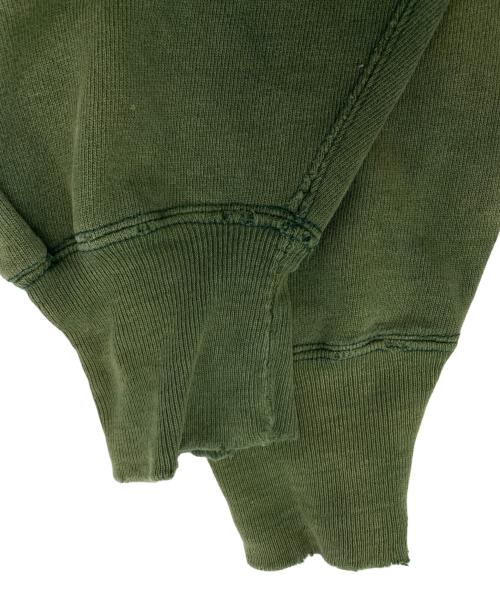 Champion REVERSE WEAVE（チャンピオン リバース ウィーブ）Champion REVERSE WEAVE (チャンピオン リバース ウィーブ) 2段 カレッジ ラバープリント スウェット グリーン サイズ:Mの古着・服飾アイテム