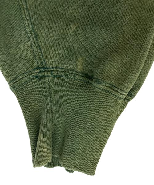 Champion REVERSE WEAVE（チャンピオン リバース ウィーブ）Champion REVERSE WEAVE (チャンピオン リバース ウィーブ) 2段 カレッジ ラバープリント スウェット グリーン サイズ:Mの古着・服飾アイテム