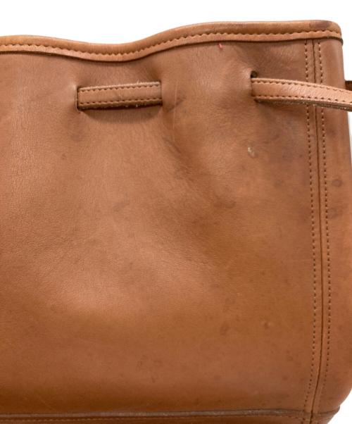 COACH（コーチ）COACH (コーチ) 巾着バッグ ブラウンの古着・服飾アイテム