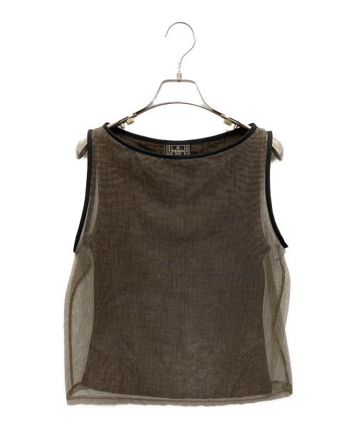 FENDI（フェンディ）FENDI (フェンディ) ズッカ柄タンクトップ ブラウン サイズ:41の古着・服飾アイテム