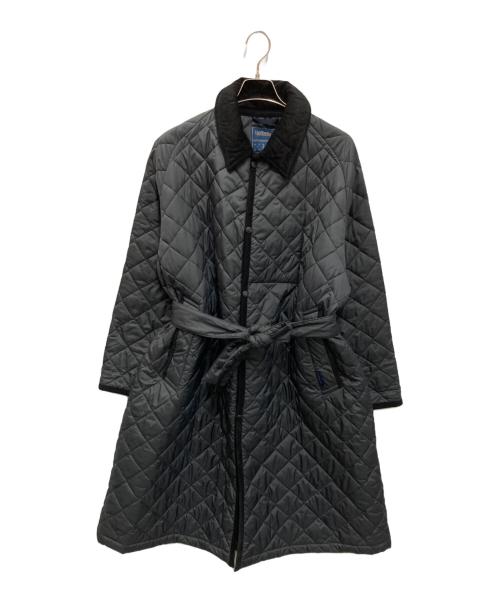 LAVENHAM（ラベンハム）LAVENHAM (ラベンハム) L’ECHOPPE (レショップ) バルカラー キルティング コート ブラック サイズ:Mの古着・服飾アイテム