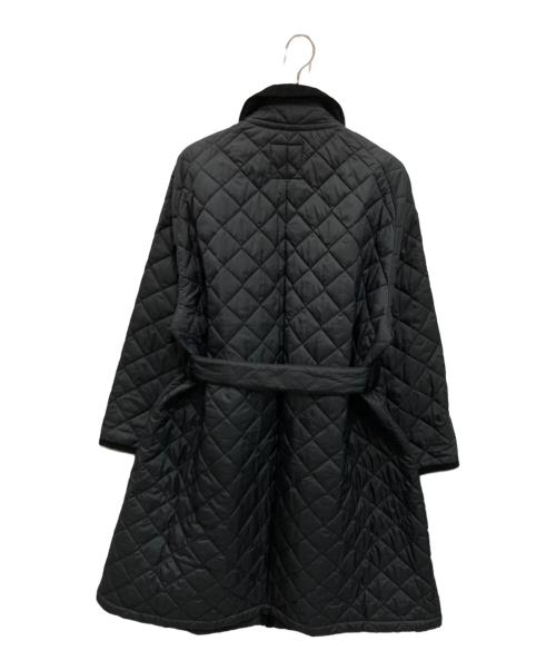 LAVENHAM（ラベンハム）LAVENHAM (ラベンハム) L’ECHOPPE (レショップ) バルカラー キルティング コート ブラック サイズ:Mの古着・服飾アイテム