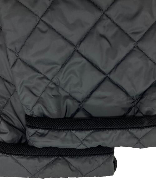 LAVENHAM（ラベンハム）LAVENHAM (ラベンハム) L’ECHOPPE (レショップ) バルカラー キルティング コート ブラック サイズ:Mの古着・服飾アイテム