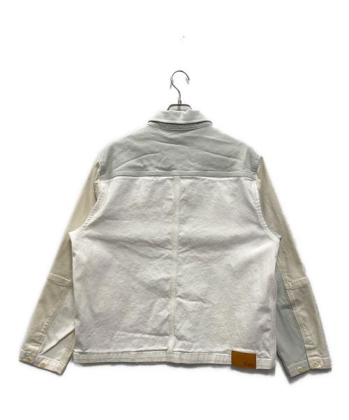 KITH（キス）KITH (キス) 再構築デザインデニムジャケット. ホワイト サイズ:不明の古着・服飾アイテム