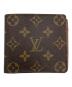 LOUIS VUITTON（ルイ ヴィトン）の古着「2つ折り財布」｜ブラウン