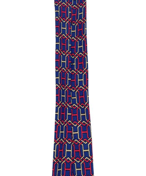 HERMES（エルメス）HERMES (エルメス) 総柄Hマークシルクネクタイ マルチカラー サイズ:　の古着・服飾アイテム